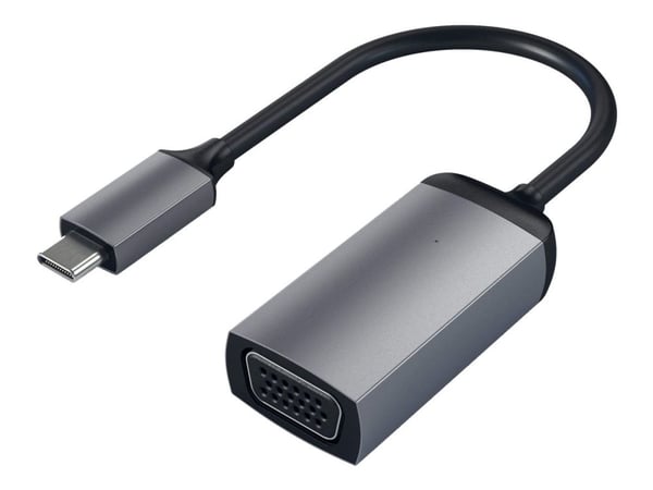 Satechi ST-TCVGAM - Videoadapteri - 24-nastainen USB-C han til HD-15 (VGA) hun - 20,3 cm - avaruuden harmaa - 1080p tuki