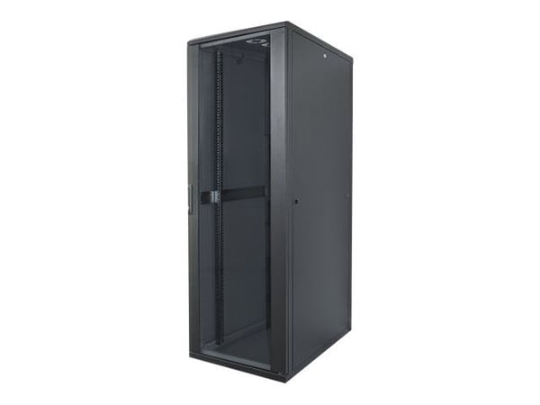 Intellinet Network Cabinet, Free Standing (Standard), 32U, Usable Depth 123 to 373mm/Width 503mm, Black, Flatpack, Max 1500kg, Server Rack, IP20 ra...