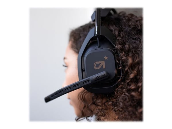 ASTRO Gaming A50 + Base Station, Langaton, Pelaaminen, 20 - 20000 Hz, 370 g, Kuulokkeet, Musta, Kulta