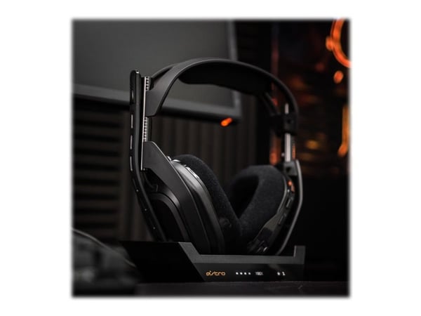 ASTRO Gaming A50 + Base Station, Langaton, Pelaaminen, 20 - 20000 Hz, 370 g, Kuulokkeet, Musta, Kulta