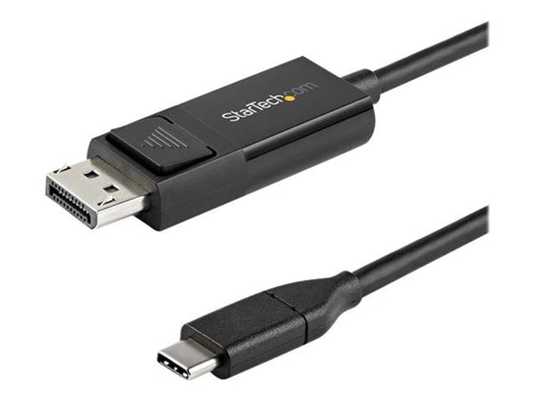 StarTech USB C till DisplayPort 1.2-kabel på 1 m för 4K vid 60 Hz - dubbelriktad vändbar videokabeladapter för DP till USB-C eller USB-C till DP - ...