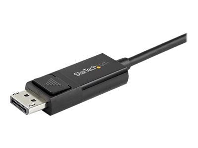 StarTech 3ft (1m) USB C to DisplayPort 1.2 Cable 4K 60Hz, Bidirectional DP to USB-C or USB-C to DP Reversible Video Adapter Cable, HBR2/HDR, USB Ty...