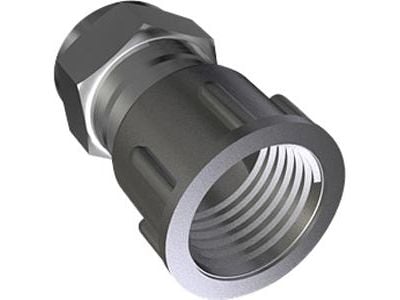 IBP CONEX Overgang 1/2-15 mm kompression med muffe forkromet