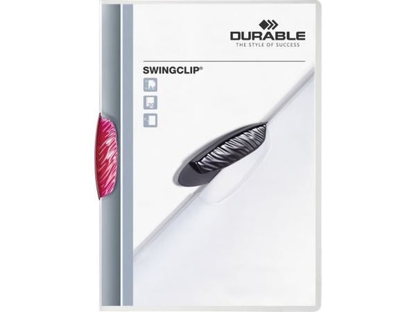 Durable Swingclip, Purppura, Polypropeeni (PP), 30 arkkia, A4
