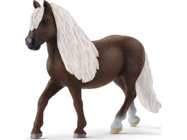Schleich svart skogshingst