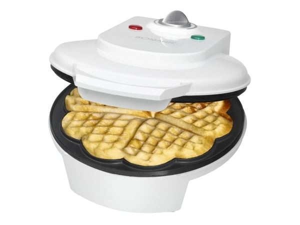Bomann WA 5018 CB - Vaffelmaskin - 1.2 kW - hvit