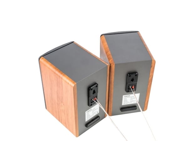 Edifier P12, Koblet med ledninger (ikke trådløs), 20 W, 55 - 20000 Hz, 6 O, Grå, Tre
