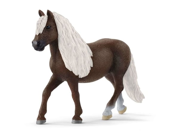 Schleich svart skogshingst