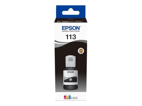 Epson EcoTank 113 - 127 ml - svart - original - blekkrefill - for EcoTank ET-16150, 5150, 5170, 5880, M16600; EcoTank Pro ET-16680, 5150, 5170, M16680