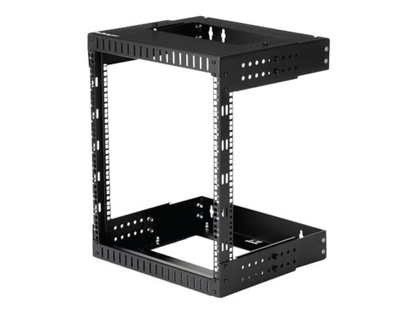 StarTech.com RK12WALLOA, Seinään asennettava laitekehikko, 12U, 90 kg, 14,6 kg, Musta