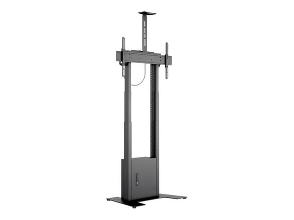 Multibrackets M Motorized Floorbase - Elektrisk løfteinnretning - for LCD TV / kamera - svart - skjermstørrelse: 42"-100" - plassering på gulv