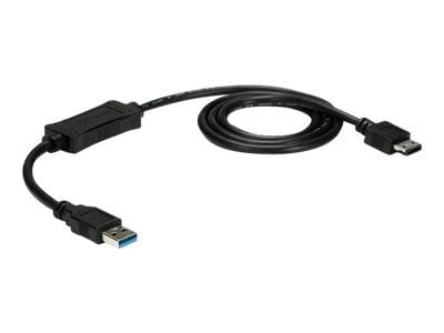 StarTech.com 3 fot USB 3.0 til eSATA-adapter - 6 Gbps USB til HDD/SSD/ODD-konverter - Harddisk til USB-kabel (USB3S2ESATA3) - Lagringskontroll - eS...