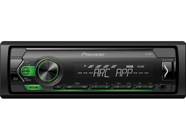 Pioneer MVH-S120UBG, Sort, 1 DIN, 200 W, 4.0 kanaler, 50 W, Android