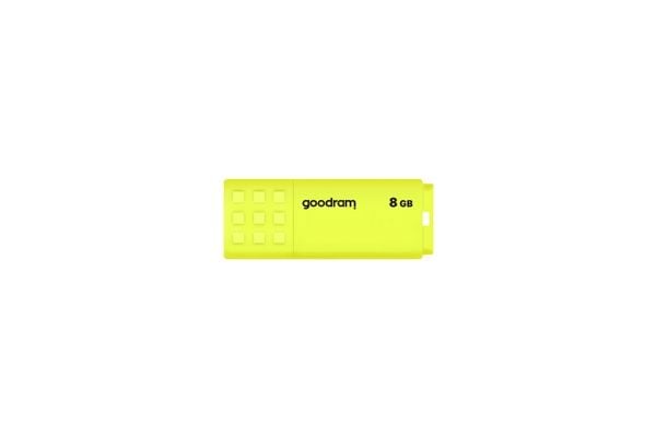 GOODRAM UME2 - USB flash-enhet - 8 GB - USB 2.0 - gul