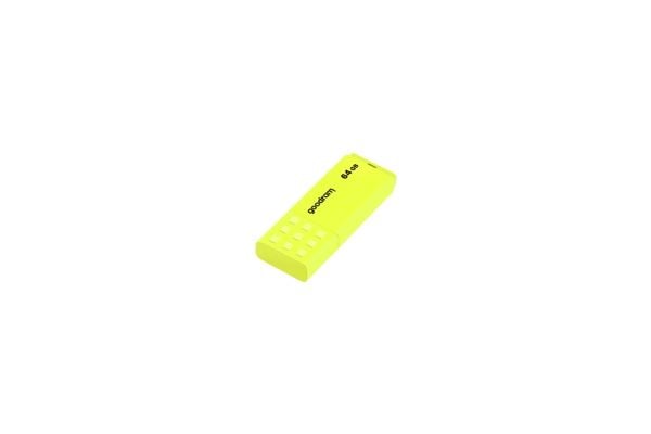 GOODRAM UME2 - USB flash-enhet - 64 GB - USB 2.0 - gul