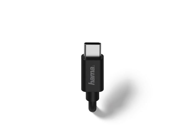 Hama Basic Line - Autovirtasovitin - 12 Watt - 2,4 A (USB-C) - musta