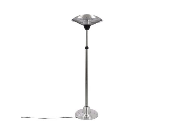 HORTUS Terrassevarmer gulvmodel med teleskop 900/1200/2100 W, HA, sølv (211-372)