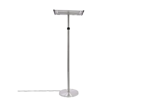 HORTUS Terrassevarmer gulvmodel 1000/2000 W, GT, sølv (211-390)