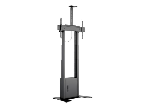 Multibrackets M Motorized Floorbase - Elektrisk løfteinnretning - for LCD TV / kamera - svart - skjermstørrelse: 42"-100" - plassering på gulv