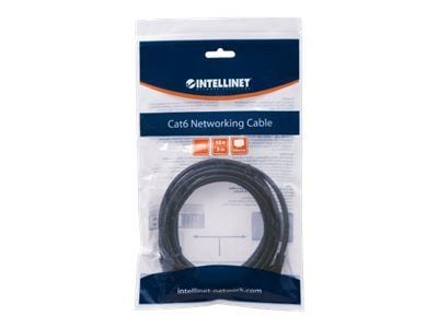 Intellinet Network Solutions patchkabel CAT6 UTP 0,5 m svart 100% koppar (342032)