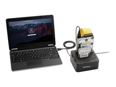 Startech Dual-Bay USB 3.0 to SATA and IDE Hard Drive Docking Station, USB Hard Drive Dock, External 2.53.5 SATA III and IDE (40 pin) SSDHDD Docking...