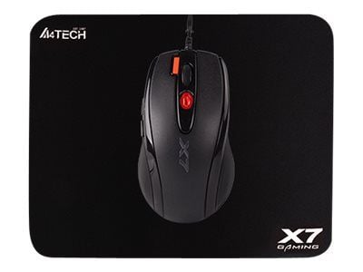 A4Tech X7 Gaming Combo X-7120 - Mus - optisk - 7 knapper - kablet - USB - svart