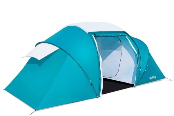 Bestway 68093, Camping, Dome/ Kuletelt, 4 person(er), 9,84 kg, Blå, Hvit