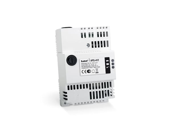 Satel APS-412, 10,5 V, 12 V, 4 A, Ylikuormittaa, Kompakti, Harmaa
