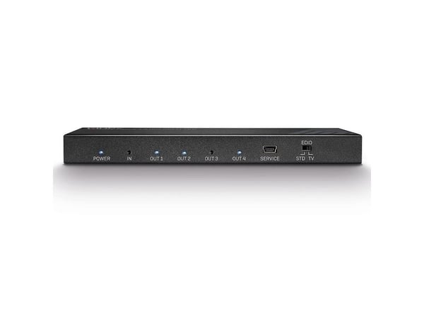 Lindy 38236, HDMI, 4x HDMI, 3840 x 2160 pixlar, Svart, Metall, 4K Ultra HD
