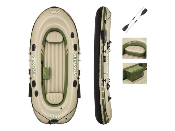 Bestway 65001, Resor/fritid, Gummibåt, Grön, PVC, 3 personer, 250 kg