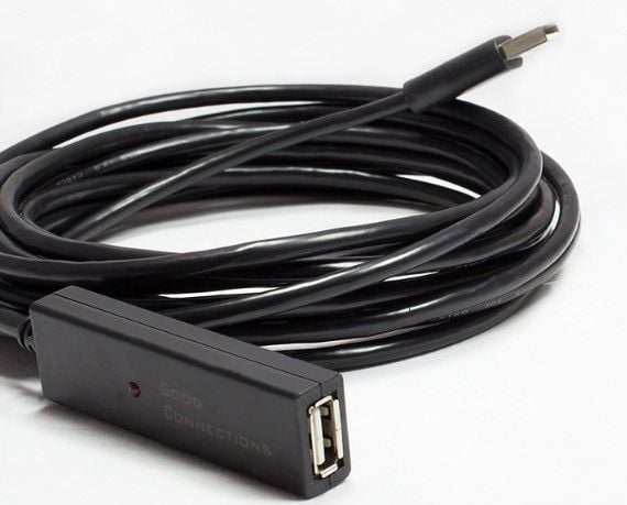 Alcasa GC-M0134, 20 m, USB A, USB A, USB 2.0, 480 Mbit/s, sortering