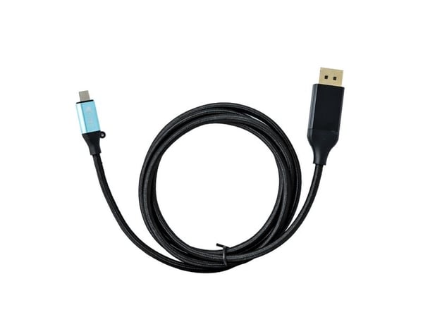 i-Tec - DisplayPort-kabel - USB-C (hann) til DisplayPort (hann) - Thunderbolt 3 - 2 m - 4K-støtte