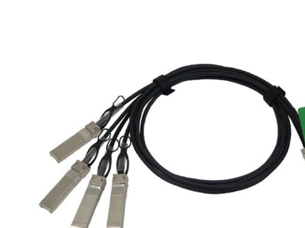 Cisco Direct-Attach Breakout Cable - Nettverkskabel - QSFP+ (hann) til SFP+ (hann) - 3 m - grå - for P/N: FPR4225-ASA-K9, HCI-FI-6454, N9K-C9348-FX...