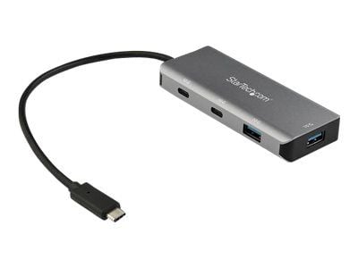 StarTech.com 4-ports USB C-hubb med 2x USB A och 2x USB C - SuperSpeed 10 Gbps USB Type-C 3.1/3.2 Gen 2 hubb - USB-bussdriven - portabel USB-C till...