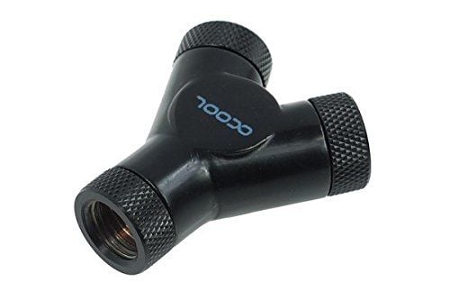 Alphacool HF Y connector - Forbindelsesadapter for væskekjølesystem - mørkesvart