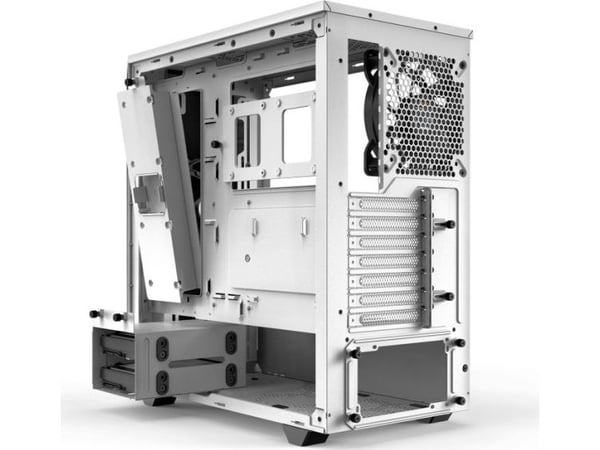be quiet! Pure Base 500 - Minitower - ATX / Micro-ATX / ITX - ingen strømforsyning - USB / Audio - Hvit (inkl. 2 x Pure Wings 2 vifter)