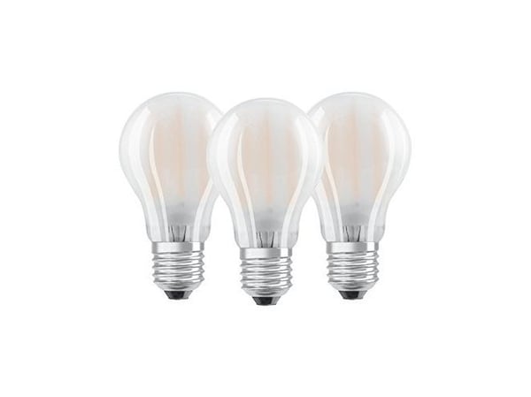 OSRAM LED BASE CLASSIC A - LED-glödlampa med filament - form: A60 - glaserad finish - E27 - 7 W (motsvarande 60 W) - klass E - varmt vitt ljus - 27...
