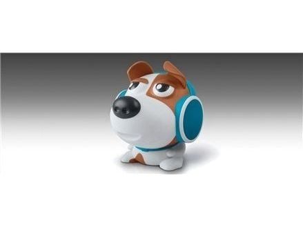 Muse M315DOG, 8 W, Ledning & Trådløs, 10 m, Micro-USB, Bærbar monohøyttaler, Blå, Brun, Hvit