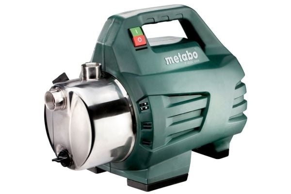 Metabo P 4500 Inox, 1300 W, AC, 4,8 stang, 4500 l/t, IPX4, Grønn, Rustfritt stål