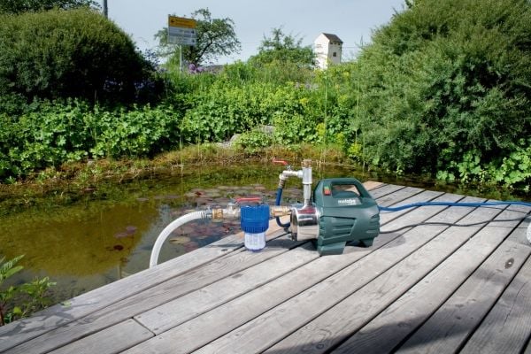 Metabo P 4500 Inox, 1300 W, AC, 4,8 stang, 4500 l/t, IPX4, Grønn, Rustfritt stål