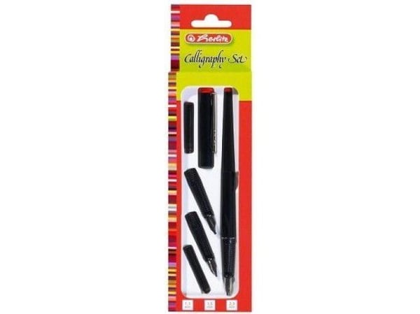 Herlitz 8623001, Sort, 5 stykker, Kulepenn + fyllepenn