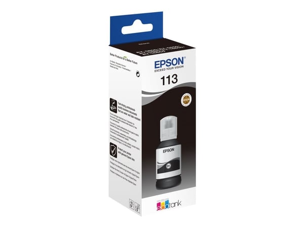 Epson EcoTank 113 - 127 ml - svart - original - blekkrefill - for EcoTank ET-16150, 5150, 5170, 5880, M16600; EcoTank Pro ET-16680, 5150, 5170, M16680