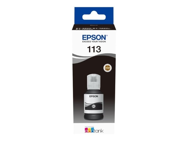 Epson EcoTank 113 - 127 ml - svart - original - blekkrefill - for EcoTank ET-16150, 5150, 5170, 5880, M16600; EcoTank Pro ET-16680, 5150, 5170, M16680
