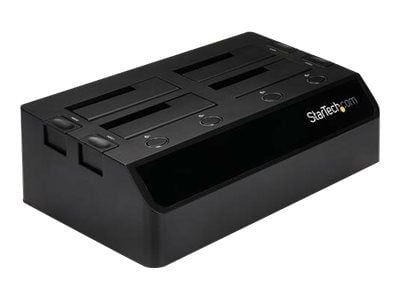 StarTech.com 4-Bay USB 3.0 to SATA Hard Drive Docking Station, USB Hard Drive Dock, External 2.53.5 SATA III (6Gbps) SSDHDD Docking Station, Hot-Sw...