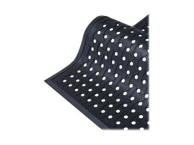 Matting Comfort Flow - Gulvmatte for arbeidsområde - rektangulær - 85 x 56 cm - svart