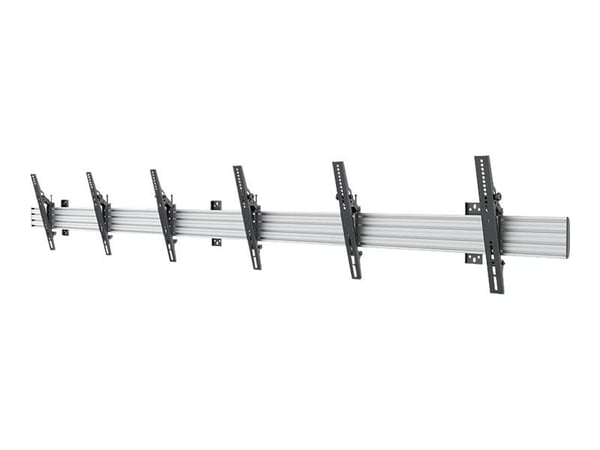 Neomounts NMPRO-WMB3 - Brakett - for 3 LCD-skjermer - svart - skjermstørrelse: 32"-55" - veggmonterbar