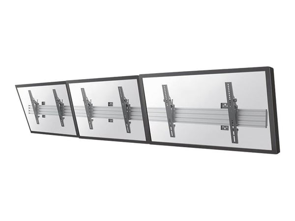 Neomounts NMPRO-WMB3 - Brakett - for 3 LCD-skjermer - svart - skjermstørrelse: 32"-55" - veggmonterbar