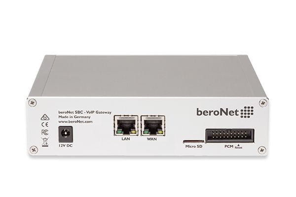 beroNet Modular Session Border Controller BNSBC-M - VoIP-gateway - 100Mb LAN, TDM - 1U - skystyring - rackmonterbar