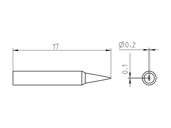 Weller RTP 002 S, Loddespiss, Weller, WXPP, 40 W, Svart, Rustfritt stål, 1 stykker