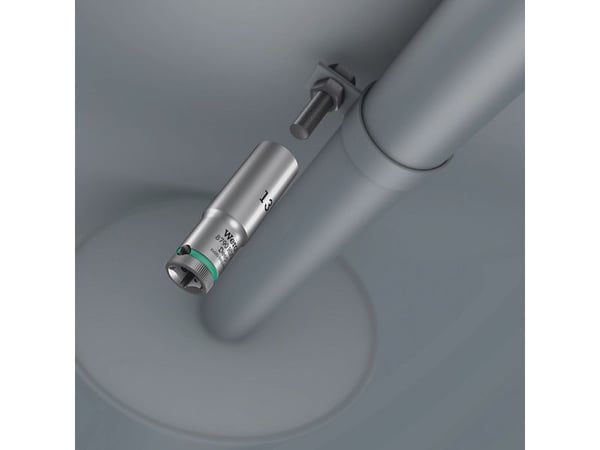 Wera 05004525001, Støpselsett, 1/4", Metrisk, 9 hoder, 5,5.5,6,7,8,10,11,12,13 mm, 50 mm